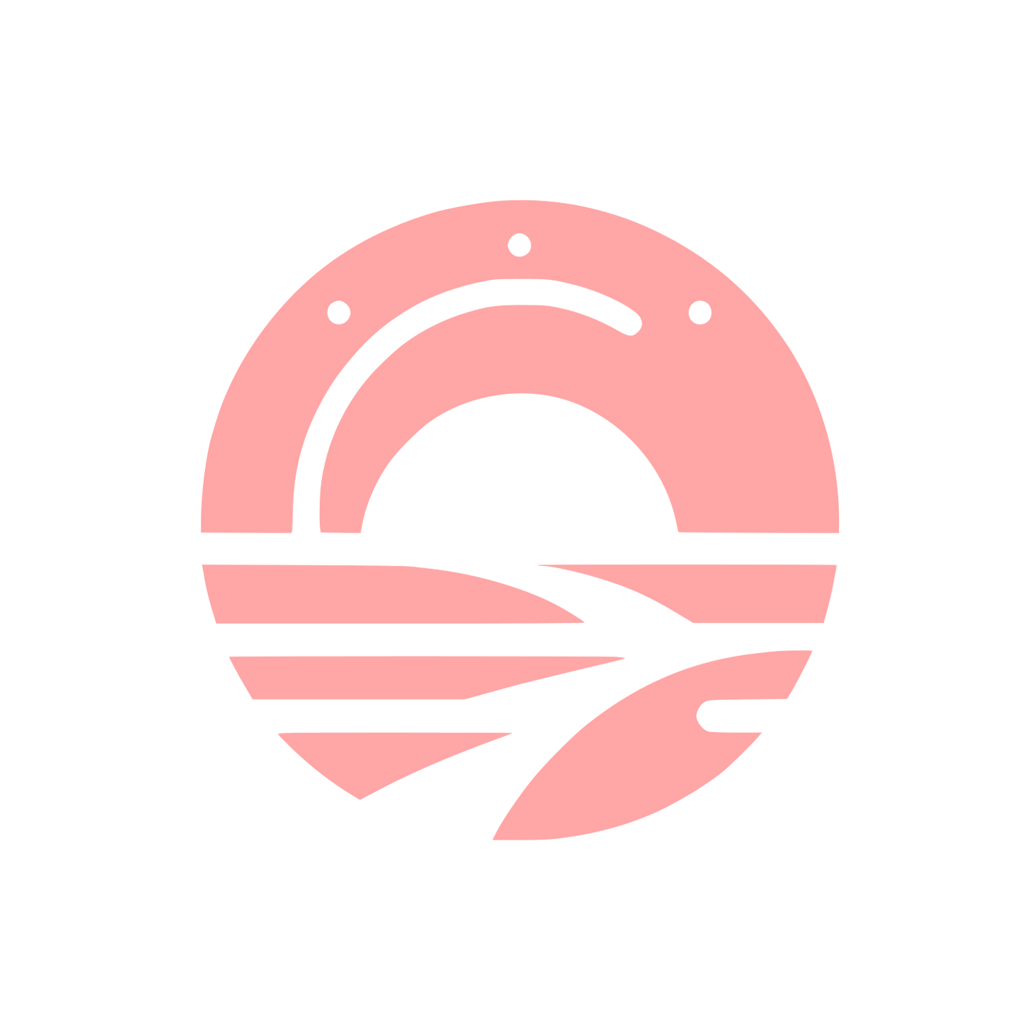 Abstract Eagle Logo #ffa6a6