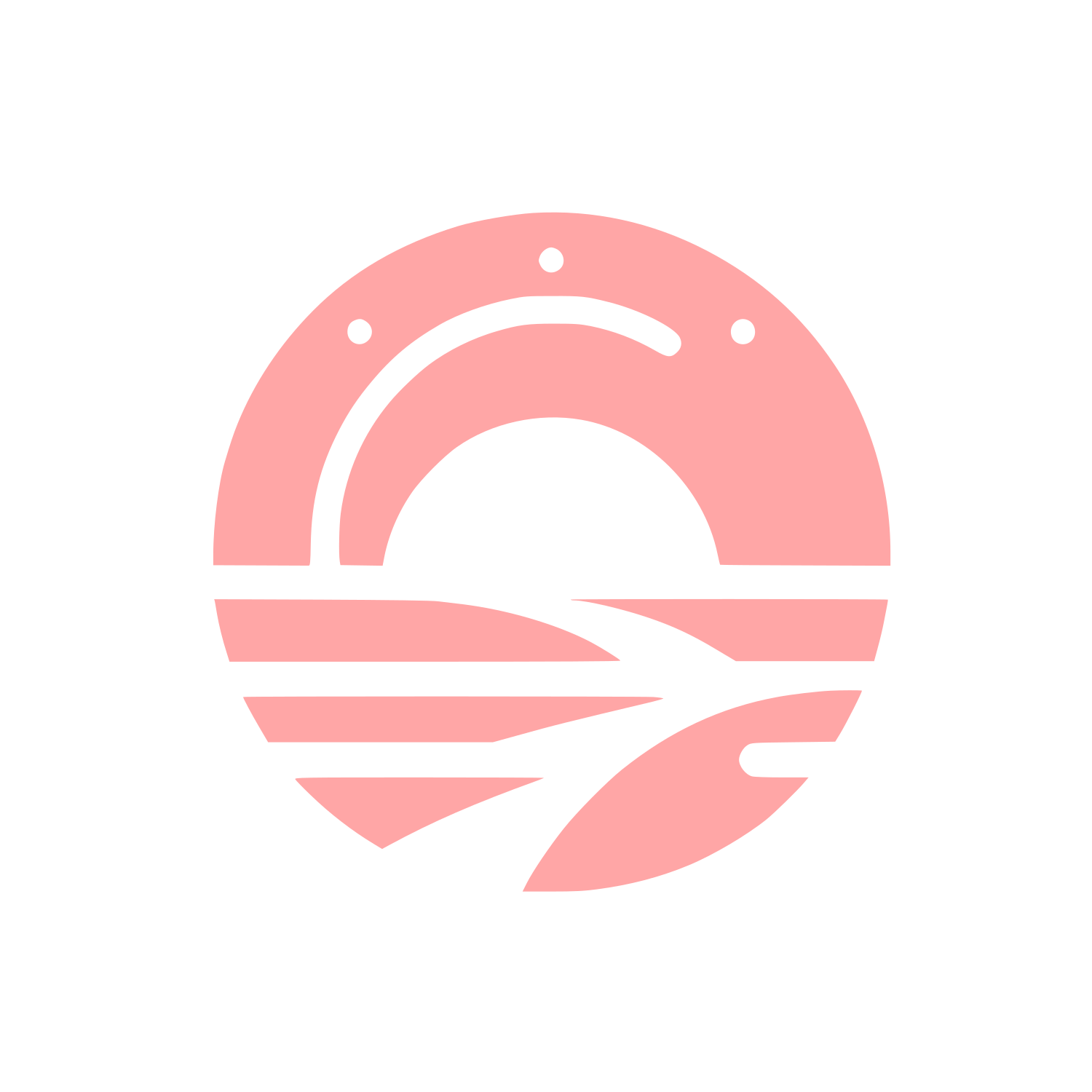 Abstract Eagle Logo #ffa6a6