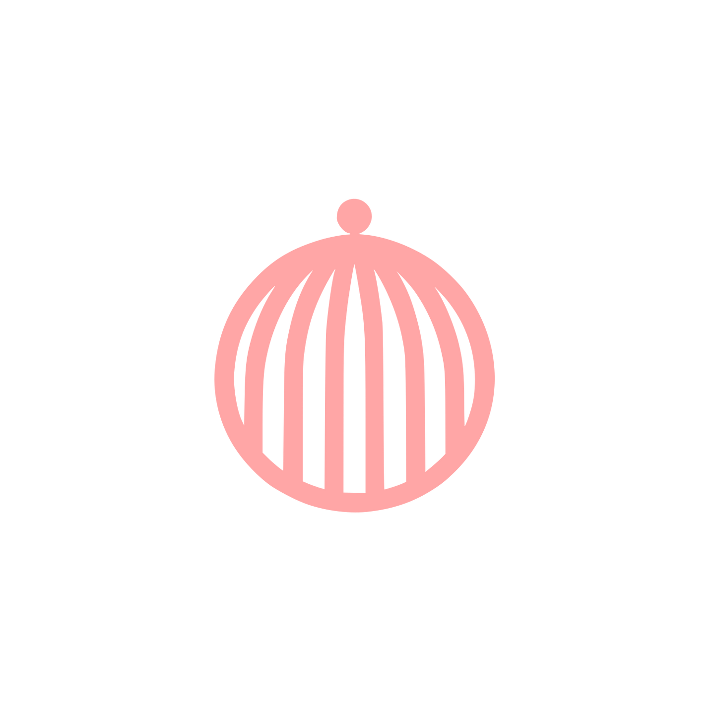 Black Cage Logo #ffa6a6