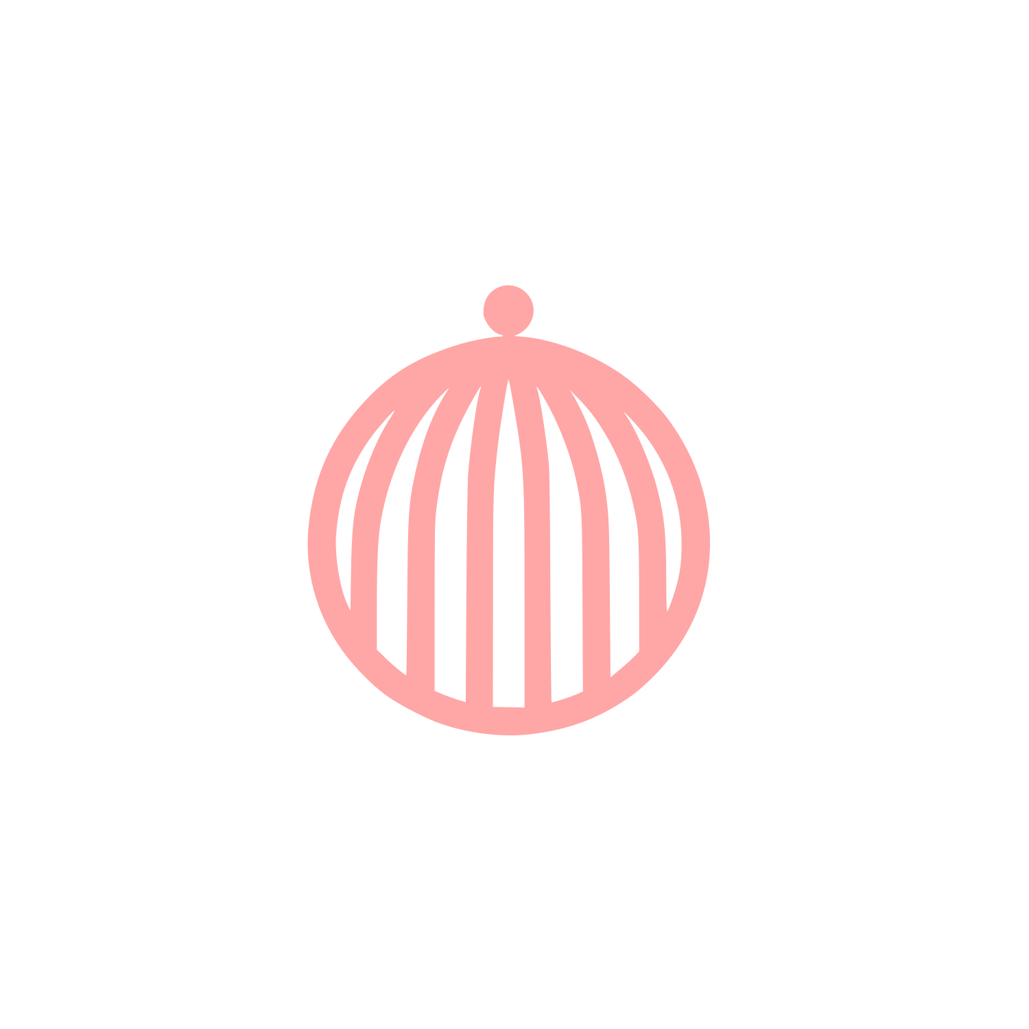 Black Cage Logo #ffa6a6