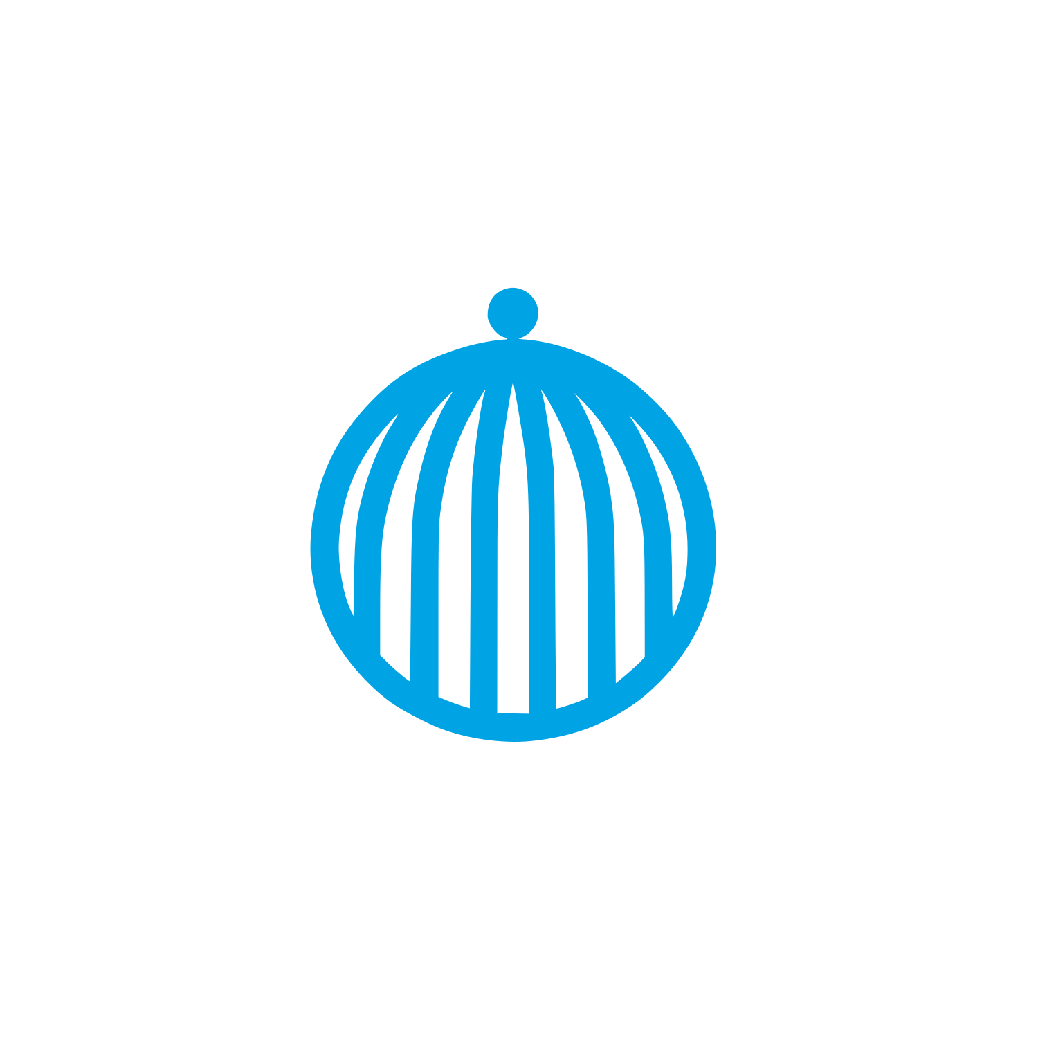 Black Cage Logo #00a3e4