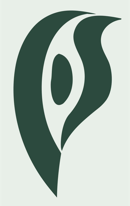 Feather Flame Sushi Mark #e8efe9/#2d4a3e