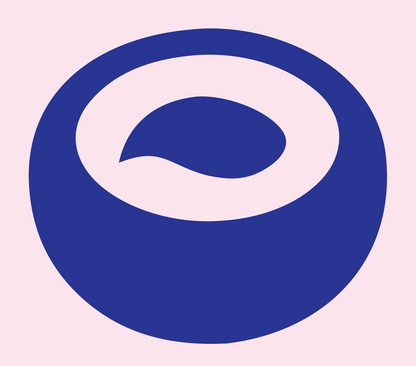 Bold Donut Ring Sushi Icon #fce4ec/#283593