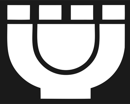 Bold Magnet Bowl Emblem #1a1a1a/#ffffff