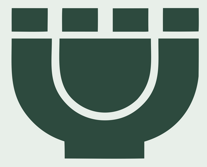 Bold Magnet Bowl Emblem #e8efe9/#2d4a3e