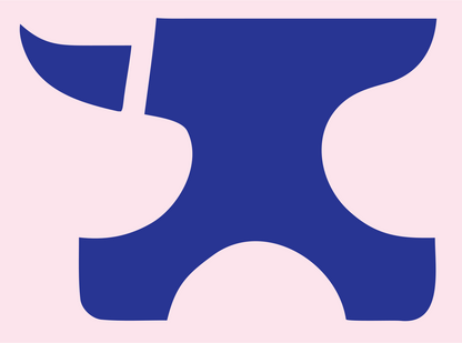 Bold Anvil Classic Mark #fce4ec/#283593