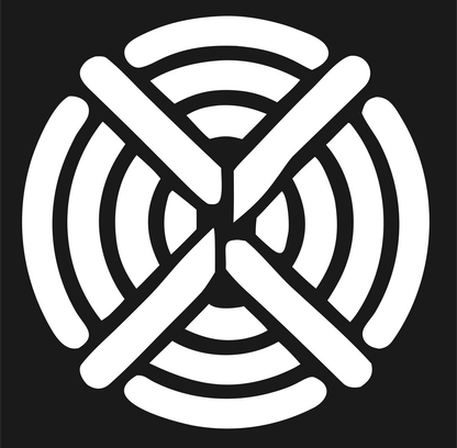 Bold Pretzel Signal Crest #1a1a1a/#ffffff