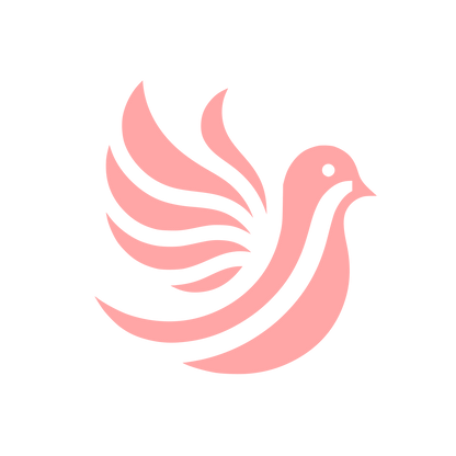 Bird Silhouette Logo #ffa6a6