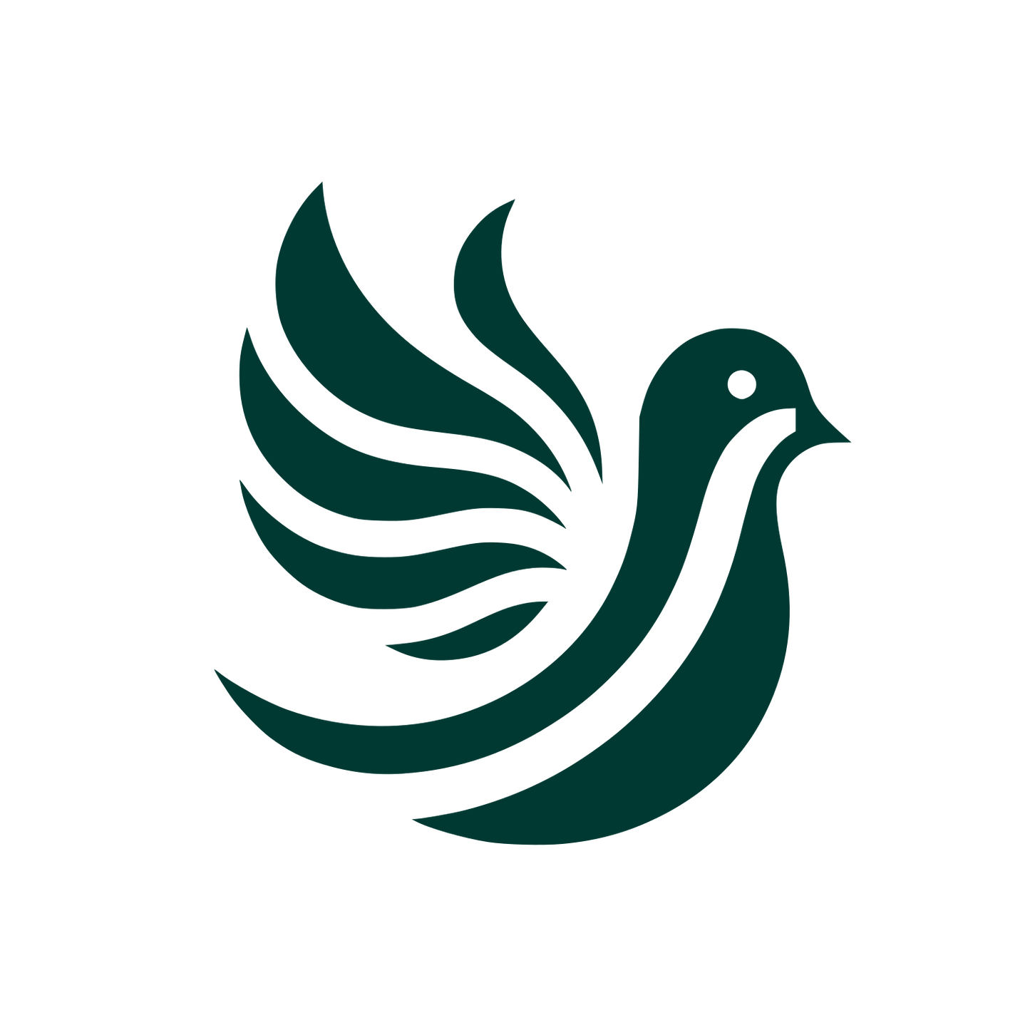 Bird Silhouette Logo #003932