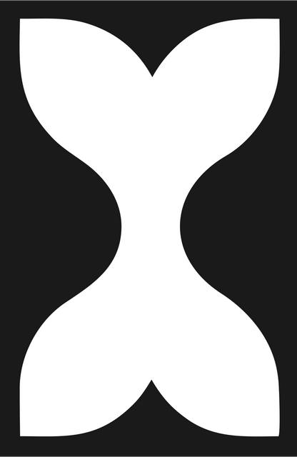 Pretzel Bowtie Silhouette Badge #1a1a1a/#ffffff