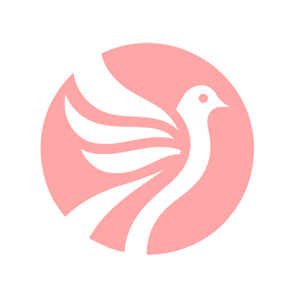 Bird Silhouette Logo #ffa6a6
