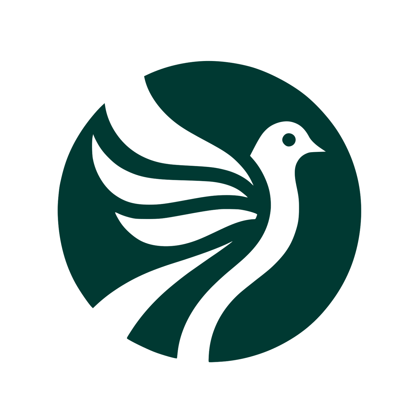 Bird Silhouette Logo #003932