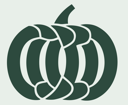 Monoline Pumpkin Ribbed Crest #e8efe9/#2d4a3e