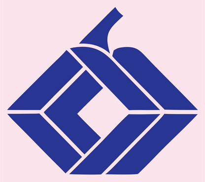Angular Pumpkin Panel Logo #fce4ec/#283593