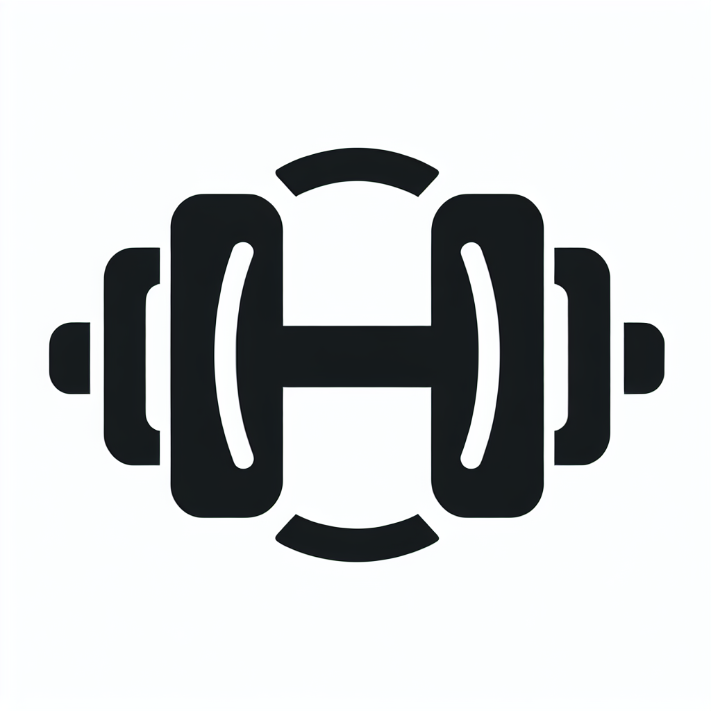 Fitness Dumbbell Logo