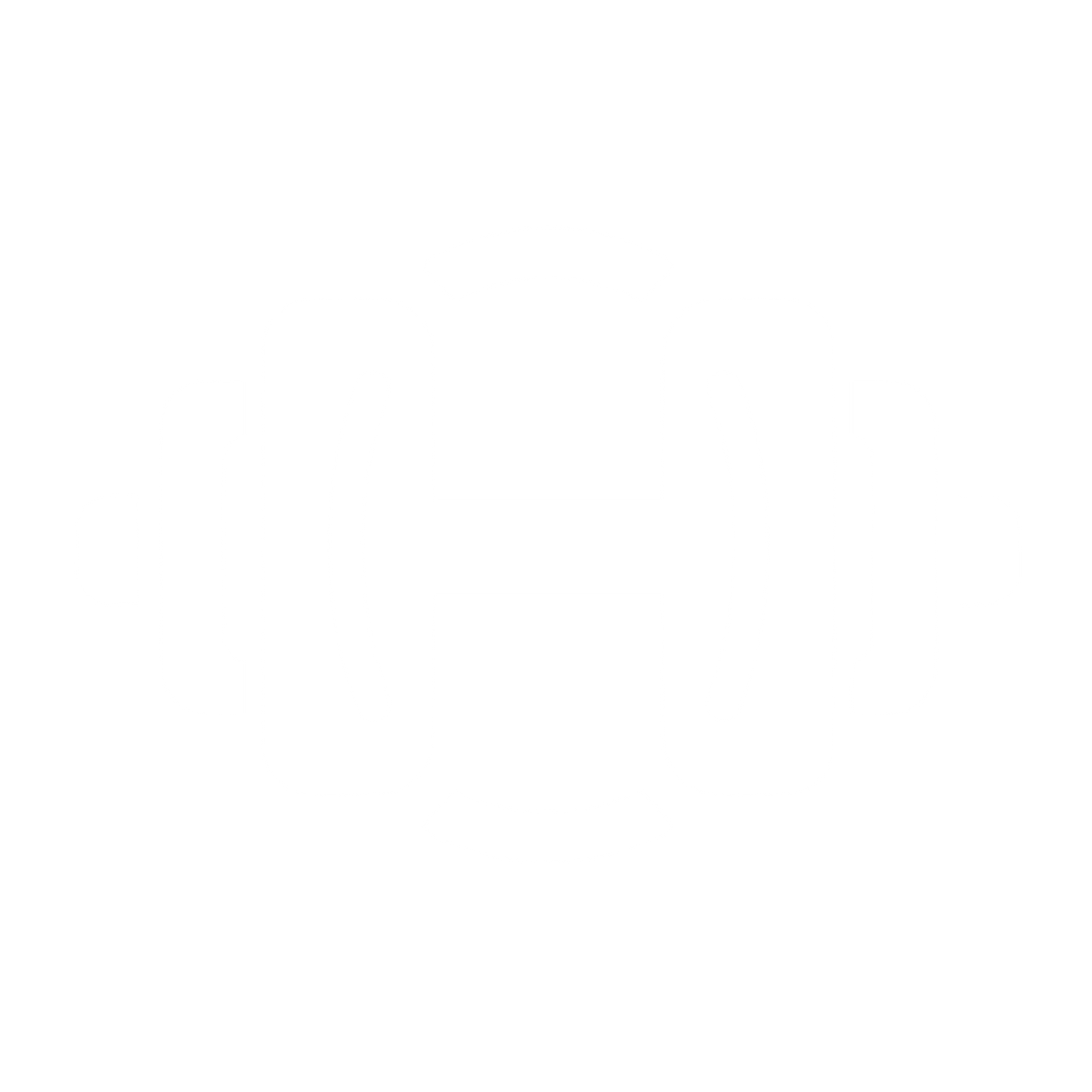 Fitness Dumbbell Logo #ffffff