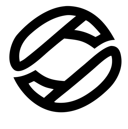 Monoline Football Circle Mark #ffffff/#000000