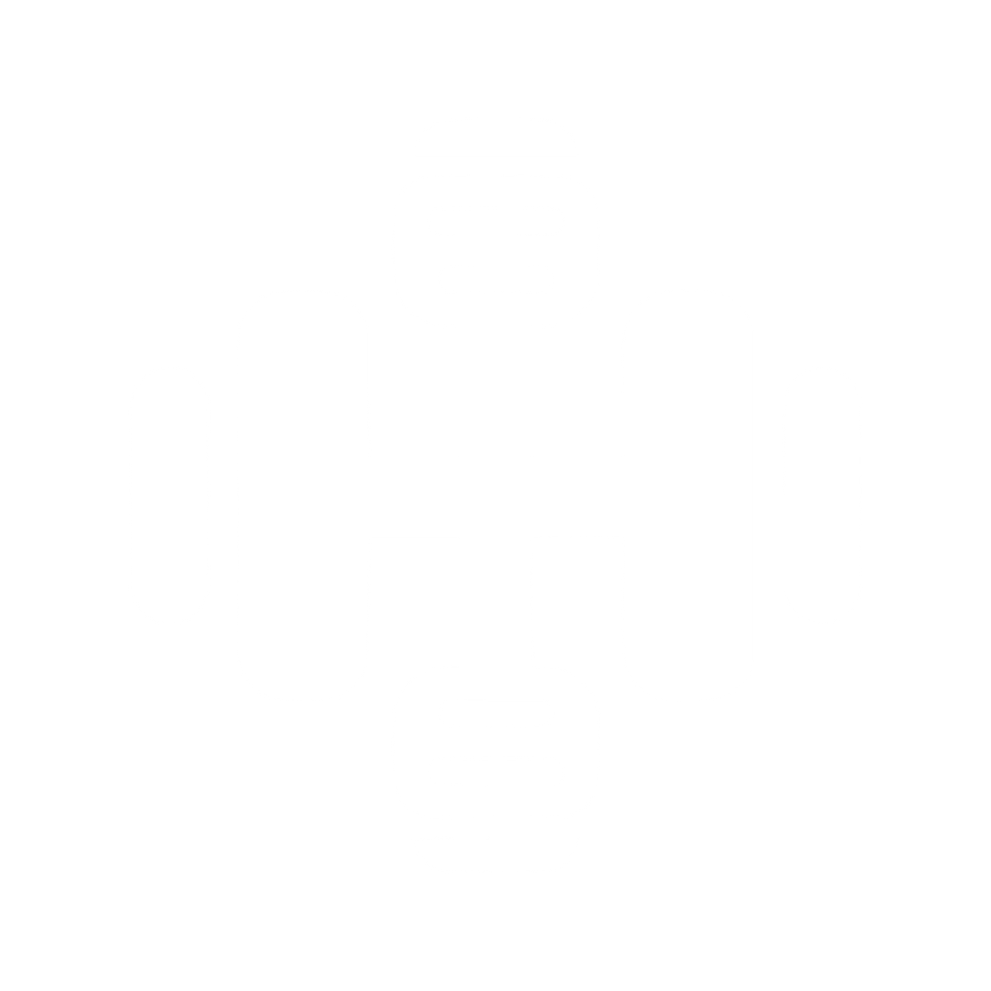 Dumbbell Weight Icon #ffffff