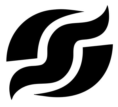 Monoline Wave Swoosh Football Mark #ffffff/#000000