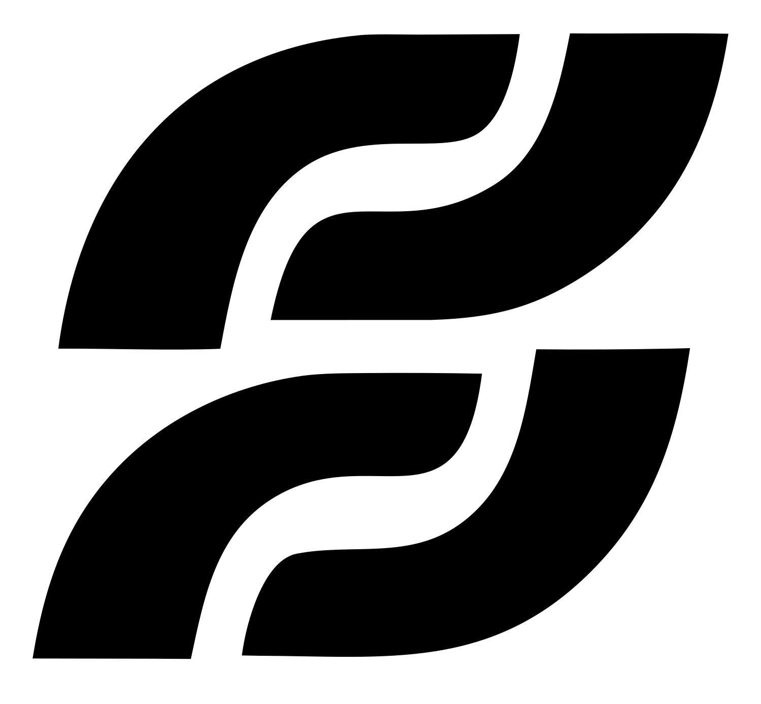 Dual Swoosh Ribbon Football Mark #ffffff/#000000