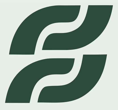 Dual Swoosh Ribbon Football Mark #e8efe9/#2d4a3e