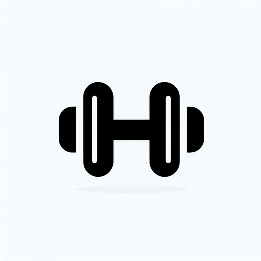 Dumbbell Shape Logo