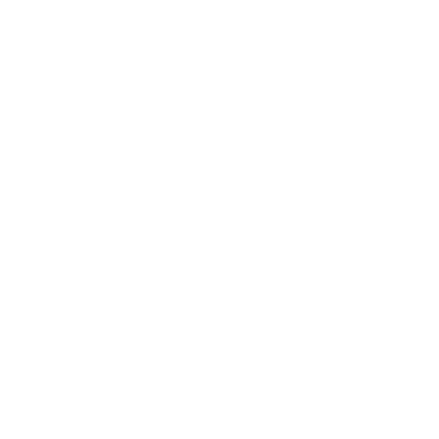 Dumbbell Shape Logo #ffffff