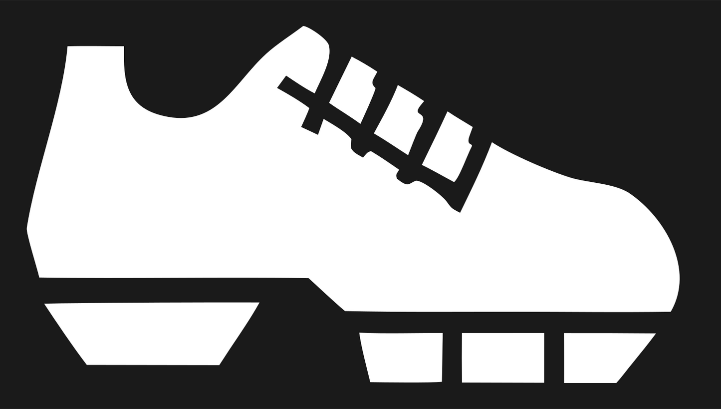 Heavy Cleat Boot Side Badge #1a1a1a/#ffffff