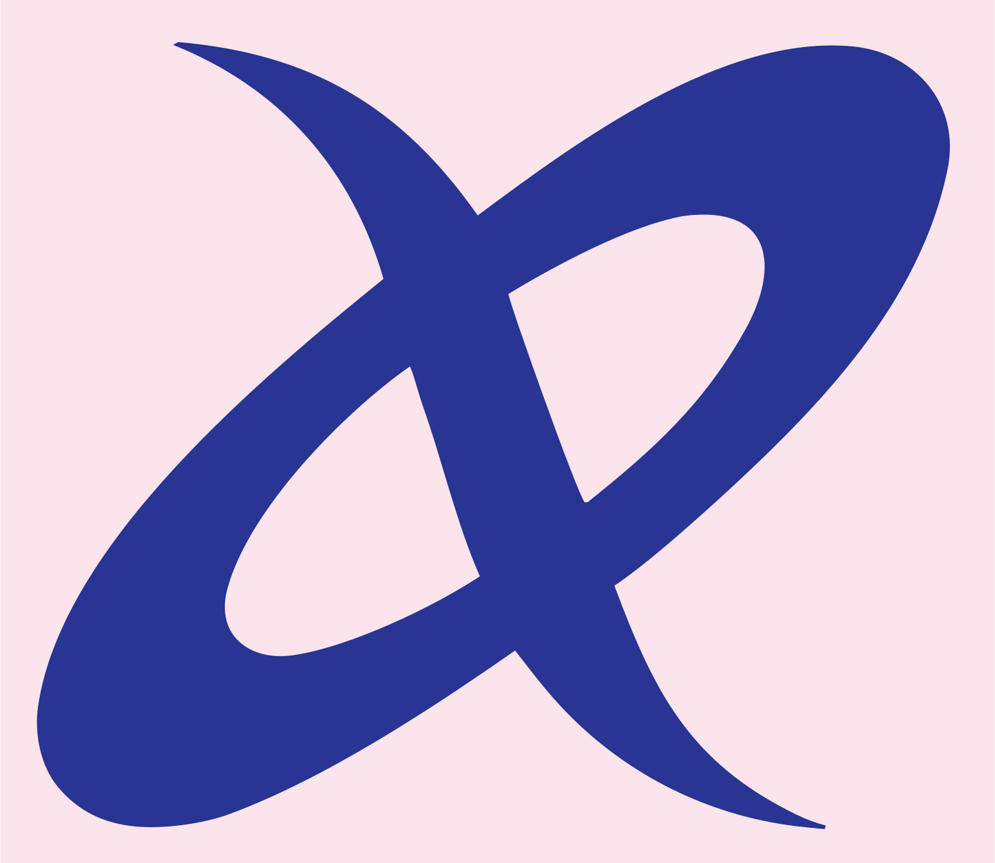 Orbit Atom Football Mark #fce4ec/#283593