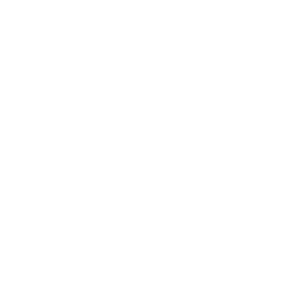 Fitness Barbell Logo #ffffff