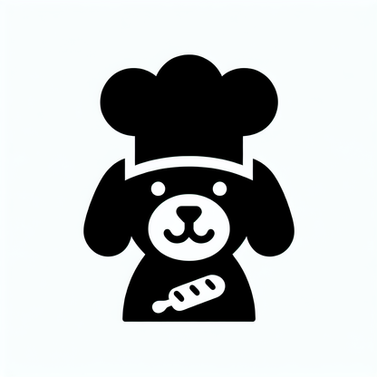 Chef Dog Hat Logo