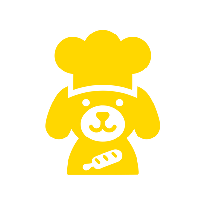 Chef Dog Hat Logo #FFD700