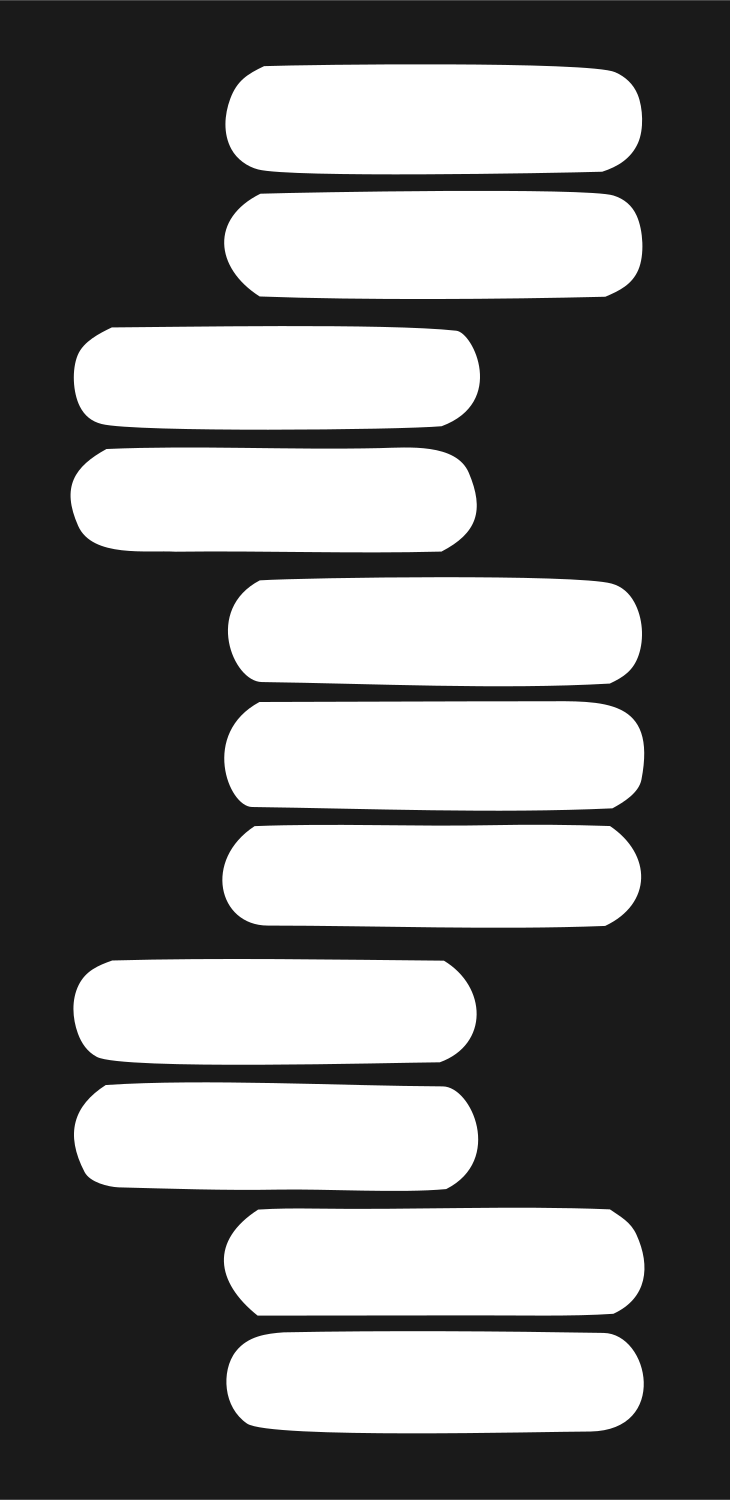 Blocky Stacked Bars Drop Logo #1a1a1a/#ffffff