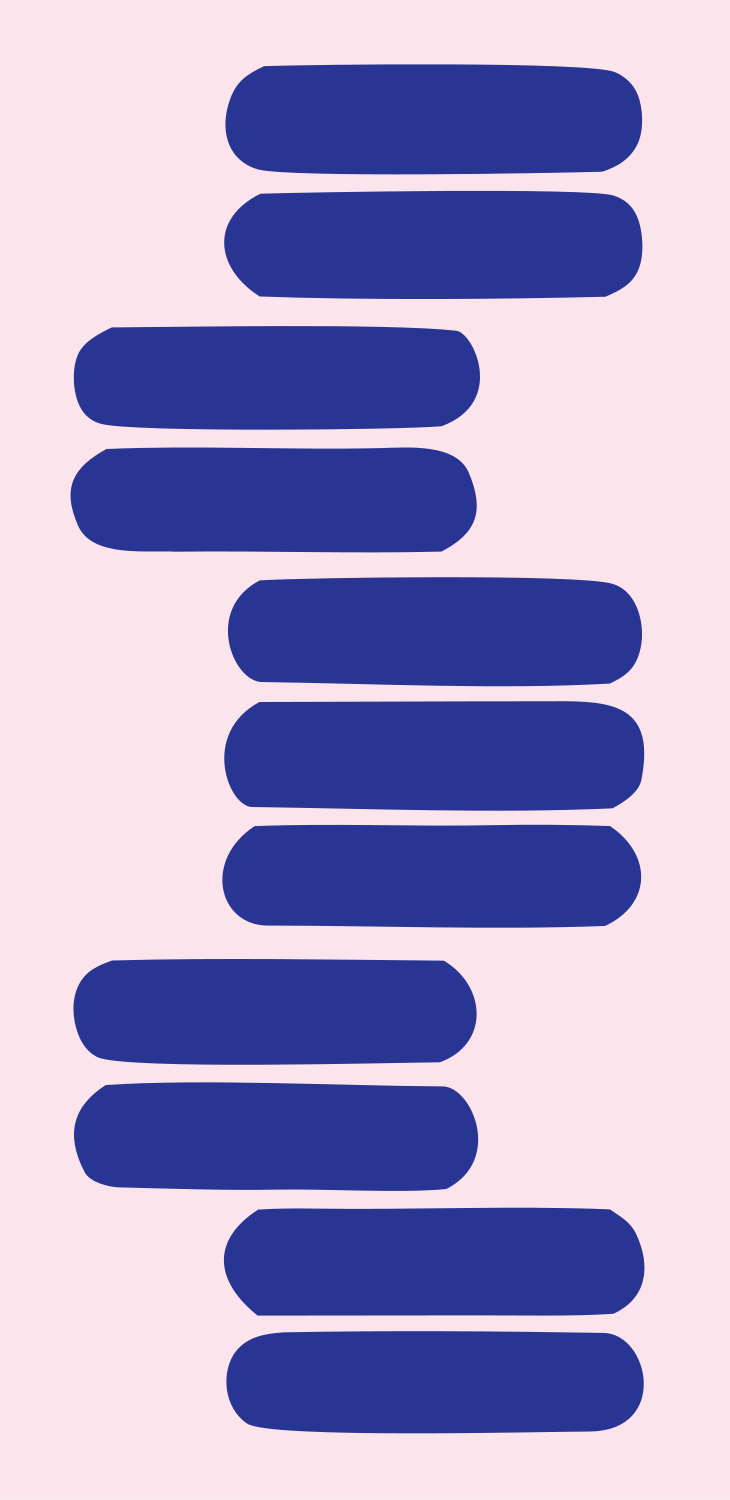 Blocky Stacked Bars Drop Logo #fce4ec/#283593