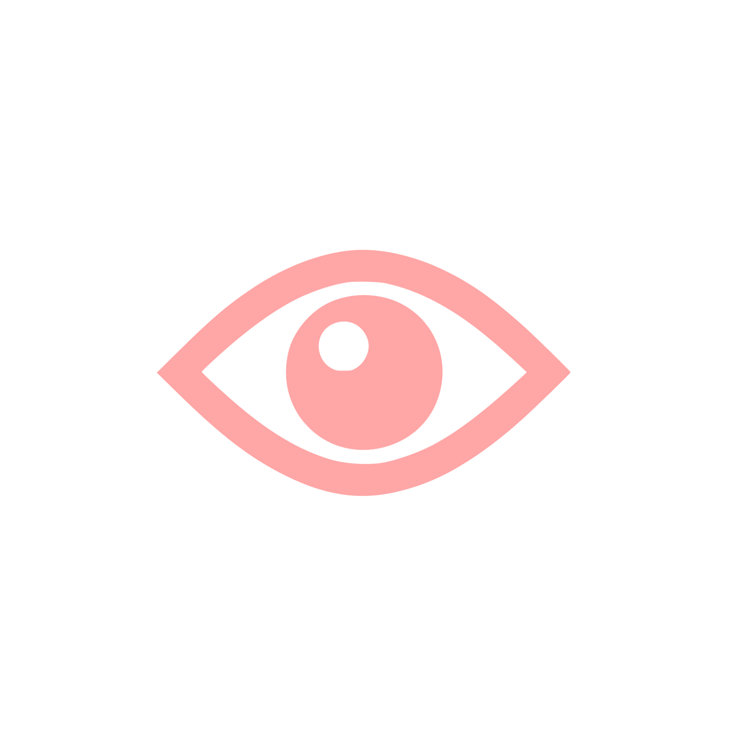 Eye Symbol Logo #ffa6a6
