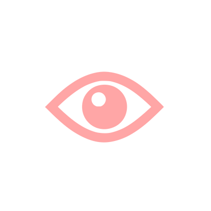 Eye Symbol Logo #ffa6a6