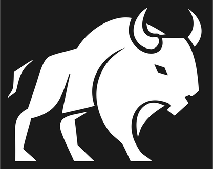 Chunky Bison Stance Mark #1a1a1a/#ffffff