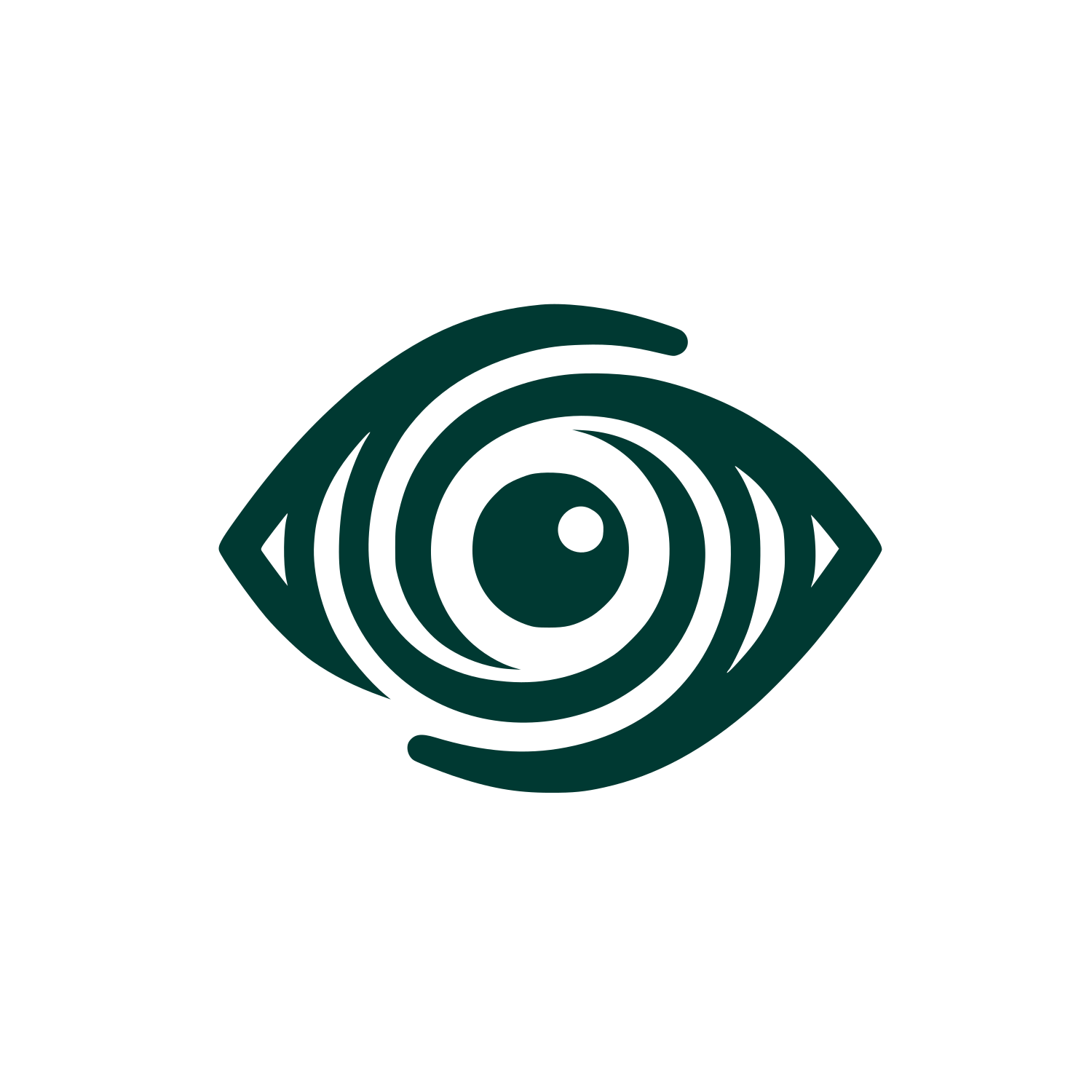 Abstract Eye Logo #003932