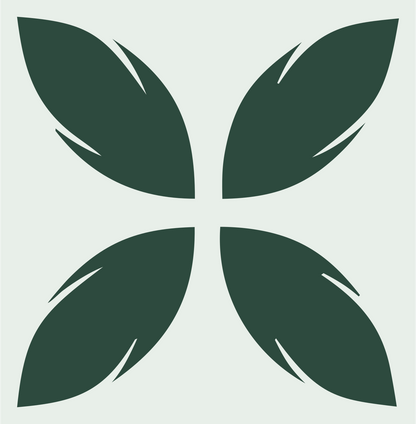 Four Leaf Cross Mark #e8efe9/#2d4a3e