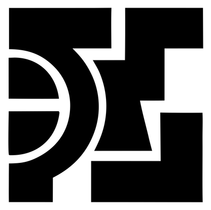 Bold Circle Cutout Cross Mark #ffffff/#000000