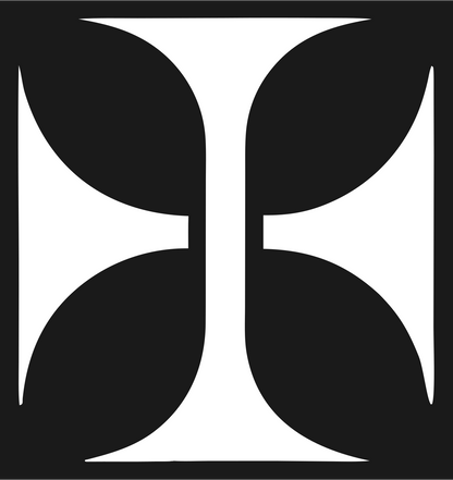 Heavy Pattée Cross Mark #1a1a1a/#ffffff