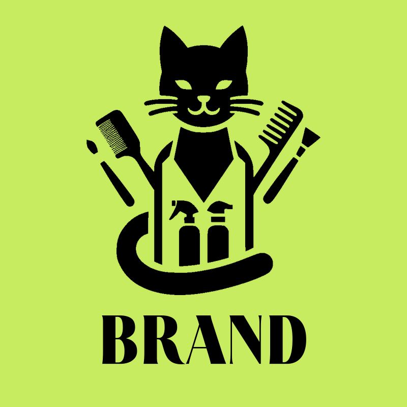 Cat Barber Logo preview