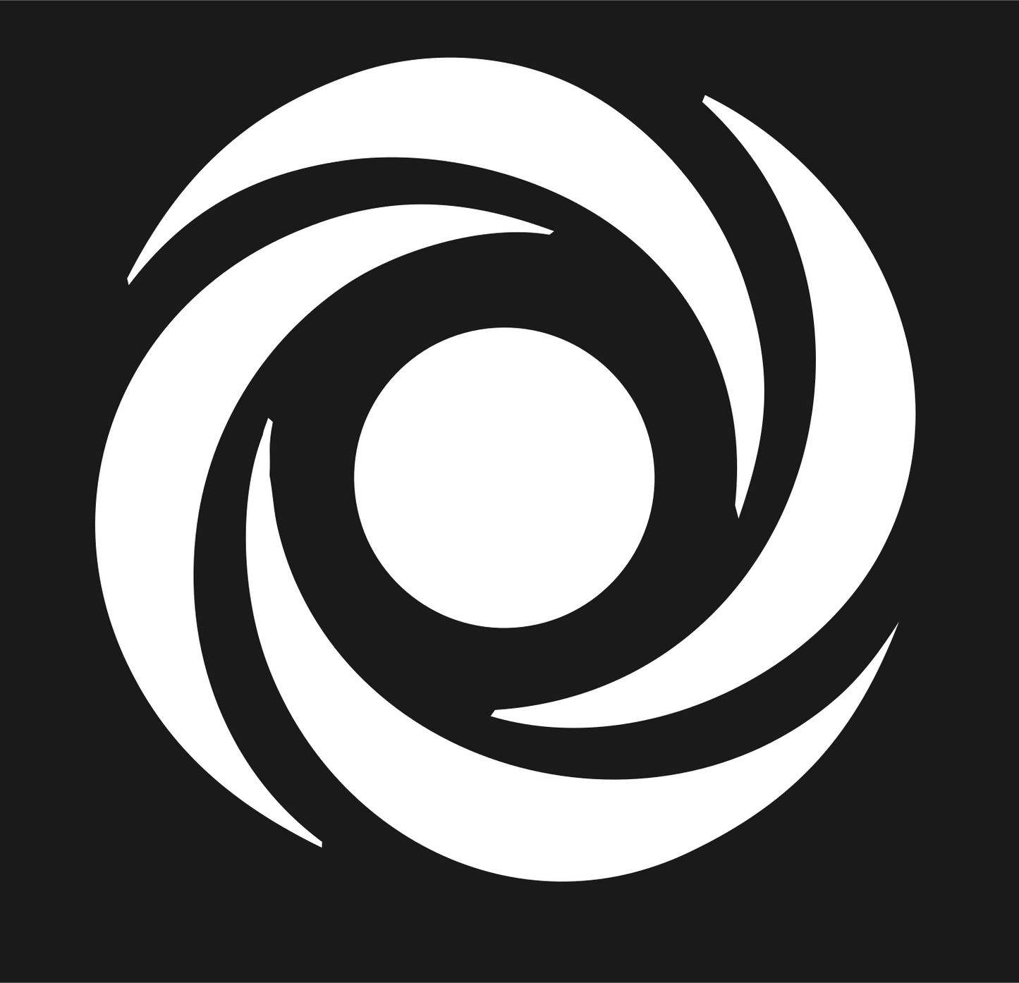 Bold Cyclone Eye Mark #1a1a1a/#ffffff
