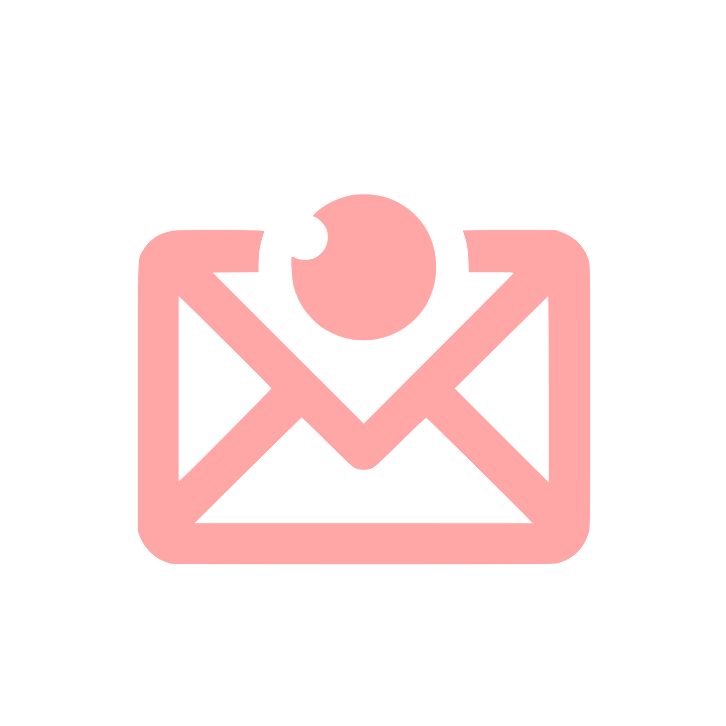 Email Service Logo #ffa6a6