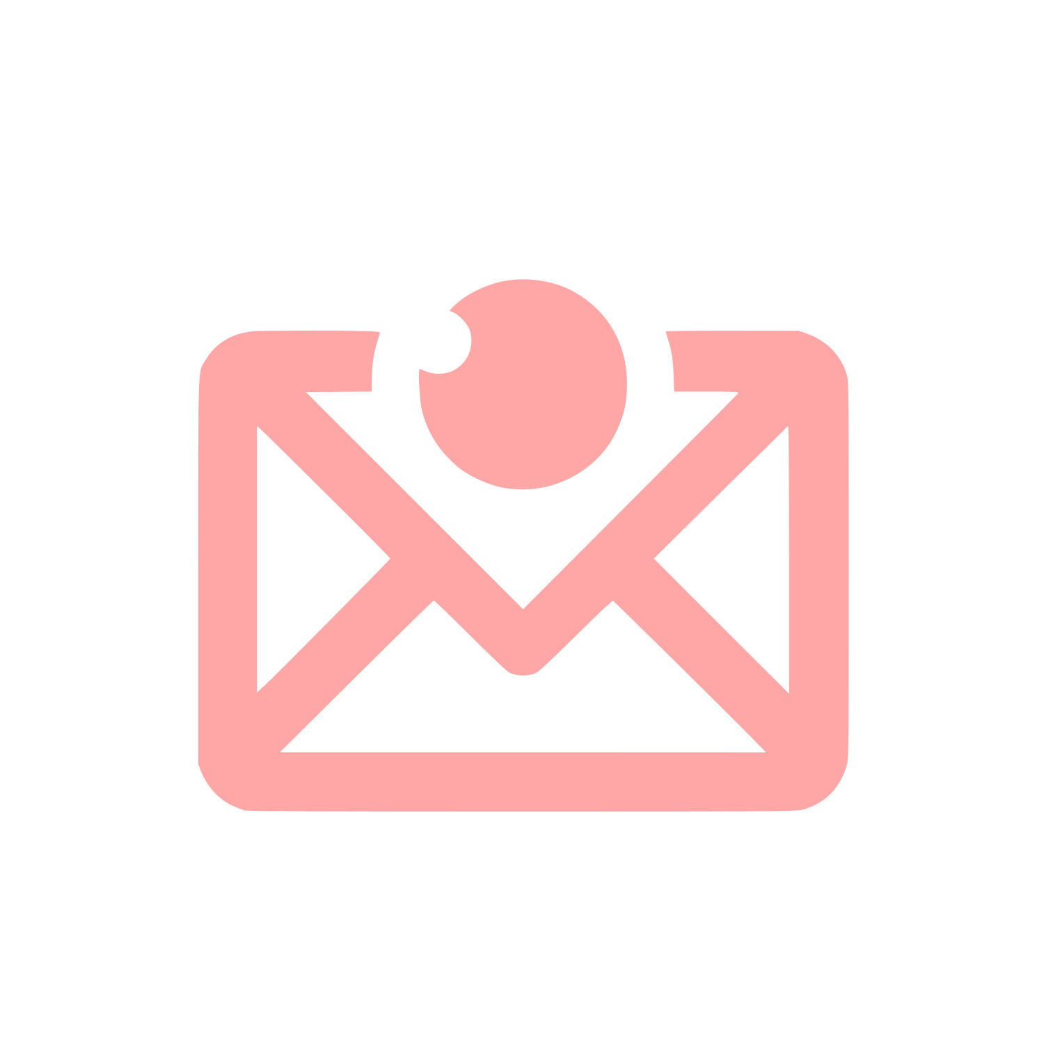 Email Service Logo #ffa6a6