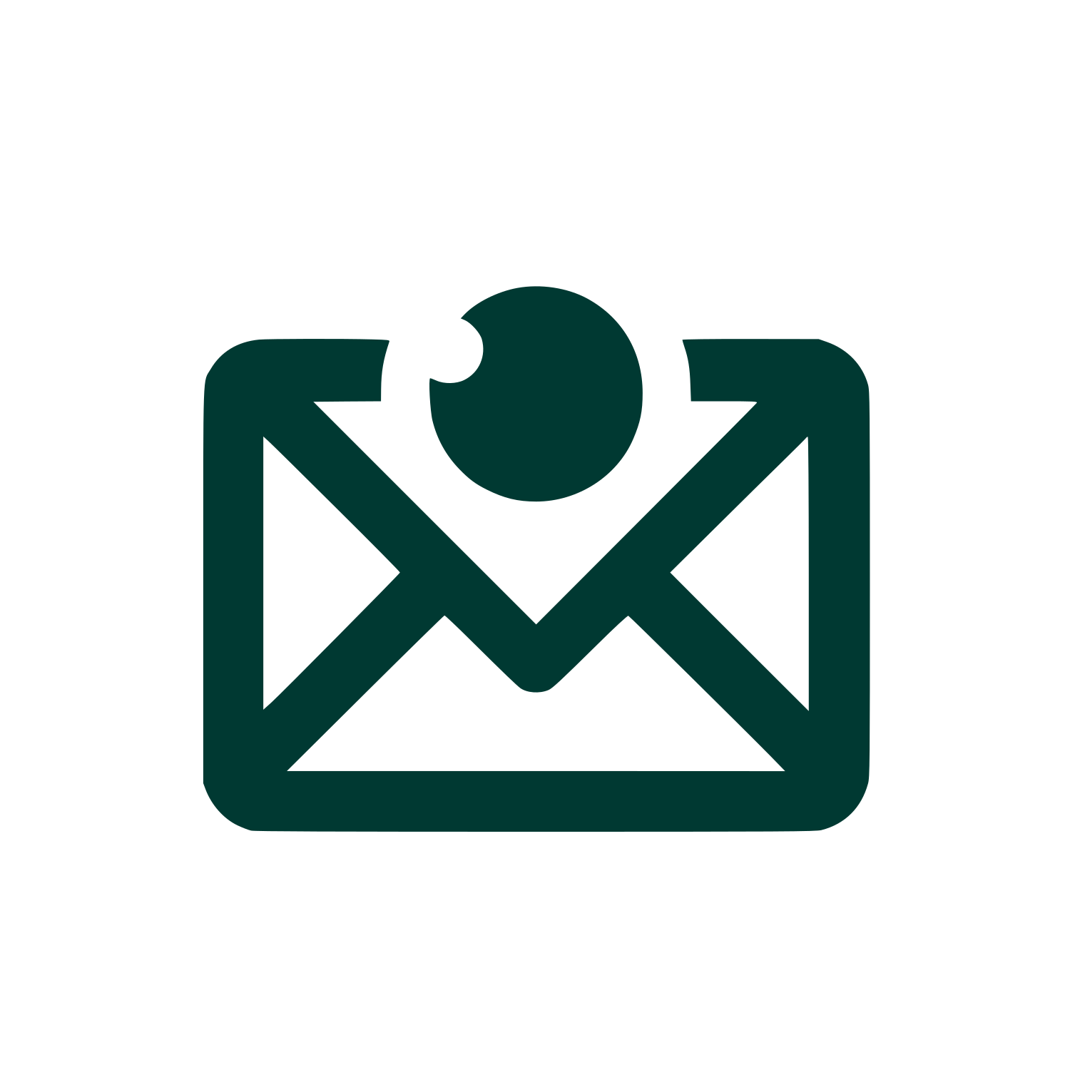 Email Service Logo #003932