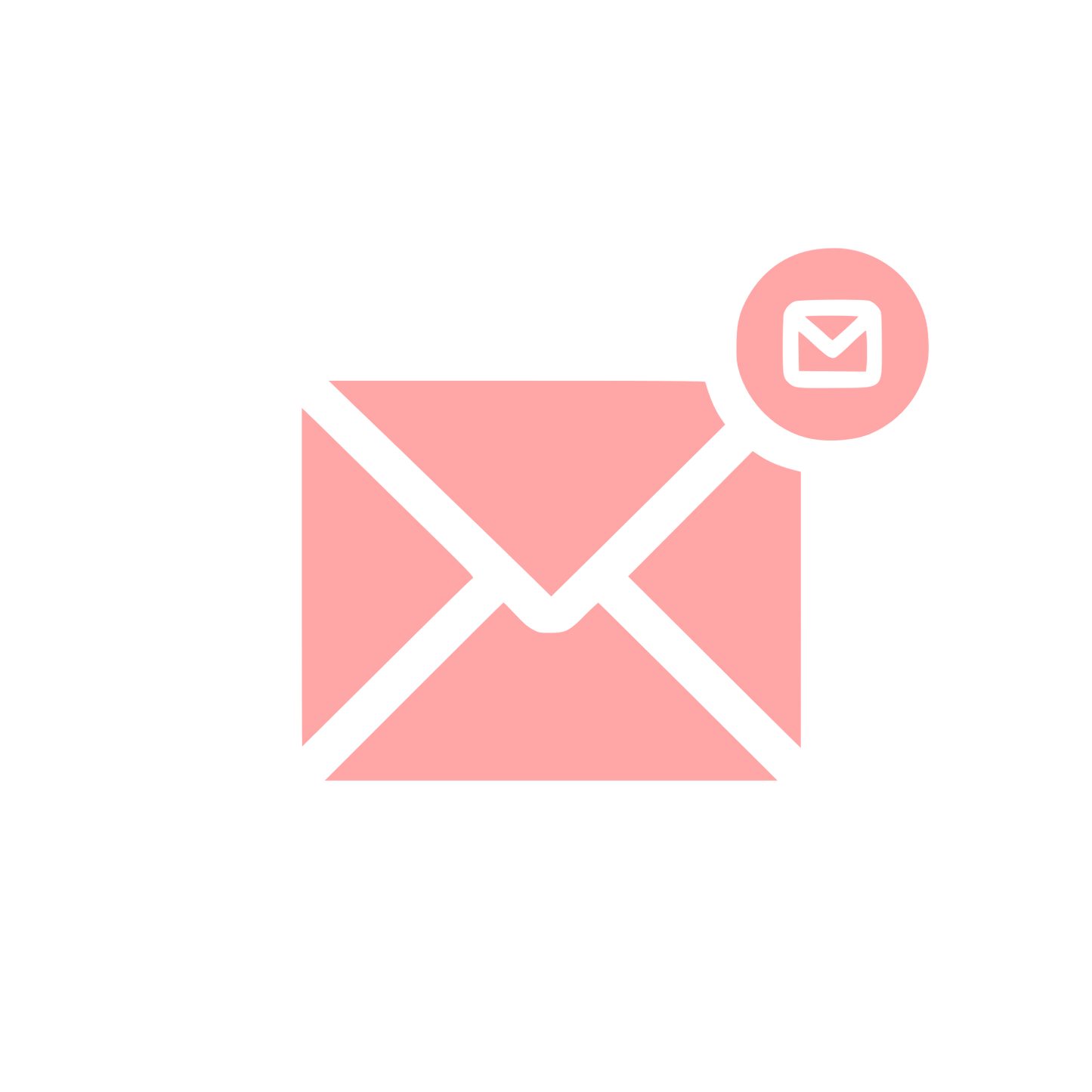 Email Notification Logo #ffa6a6