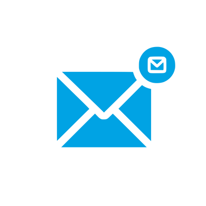 Email Notification Logo #00a3e4