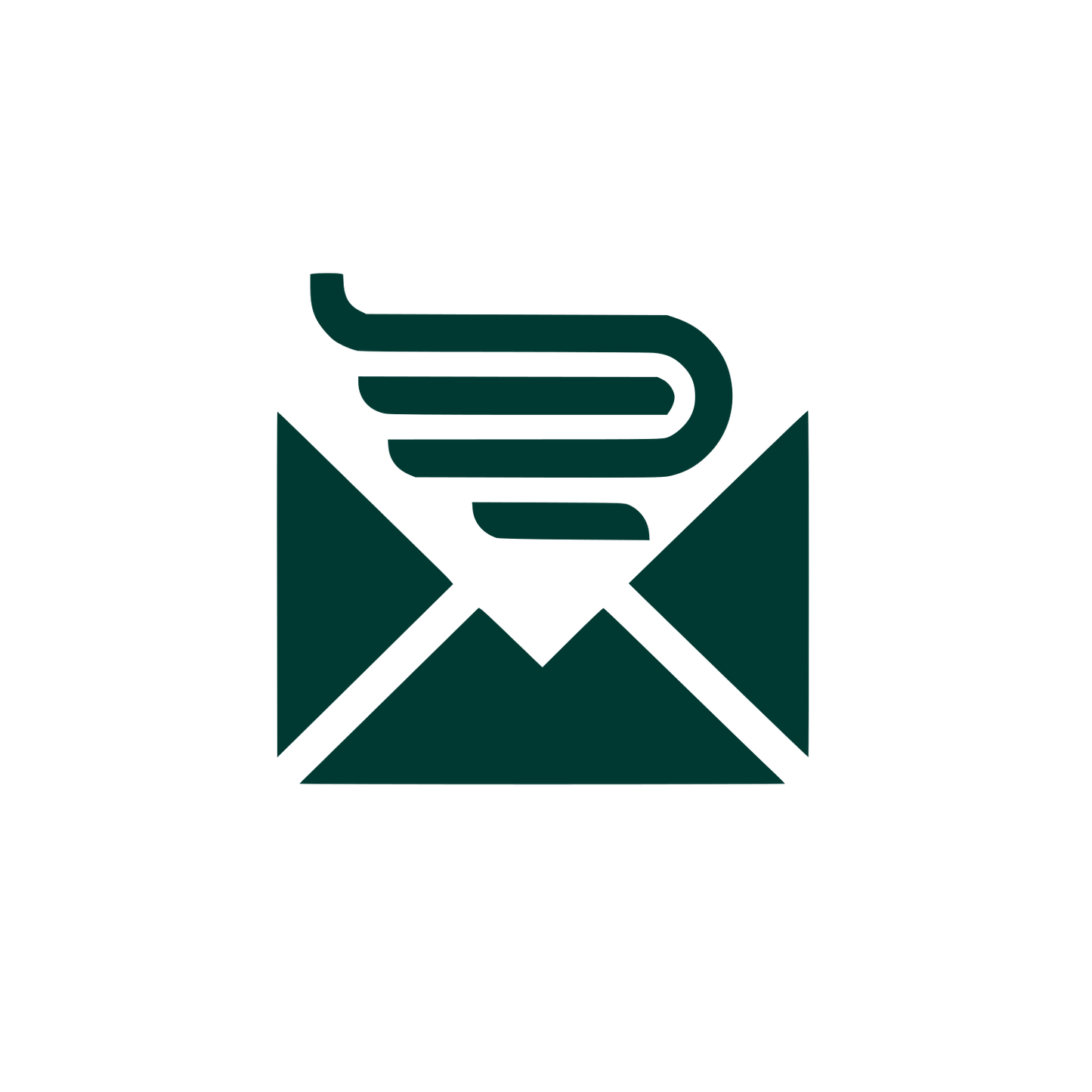 Email Service Logo #003932
