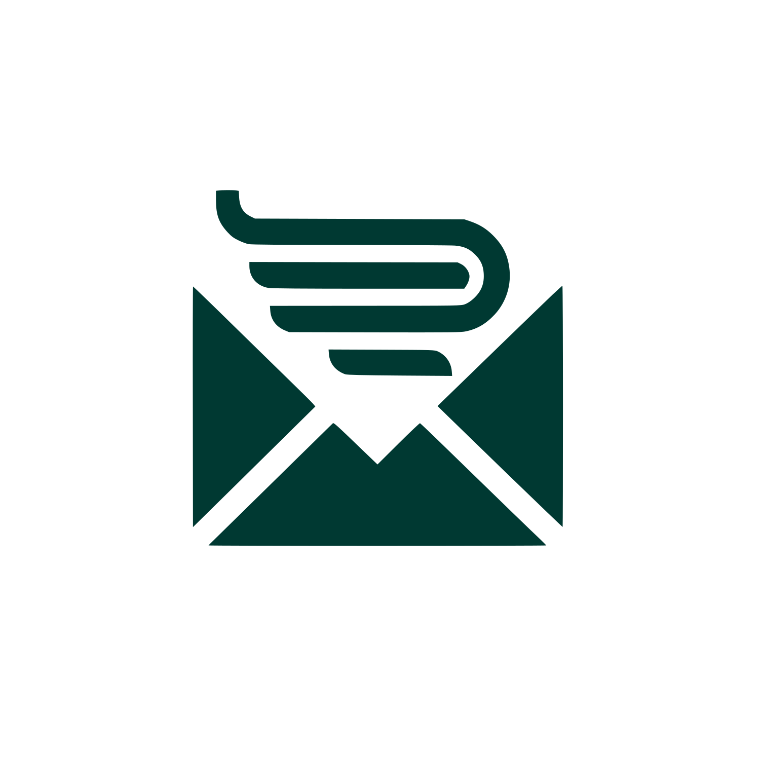 Email Service Logo #003932